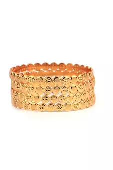Gold Plated Bangle Set of 4