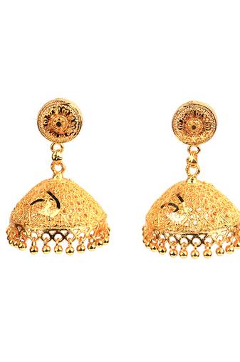 Gold earrings
