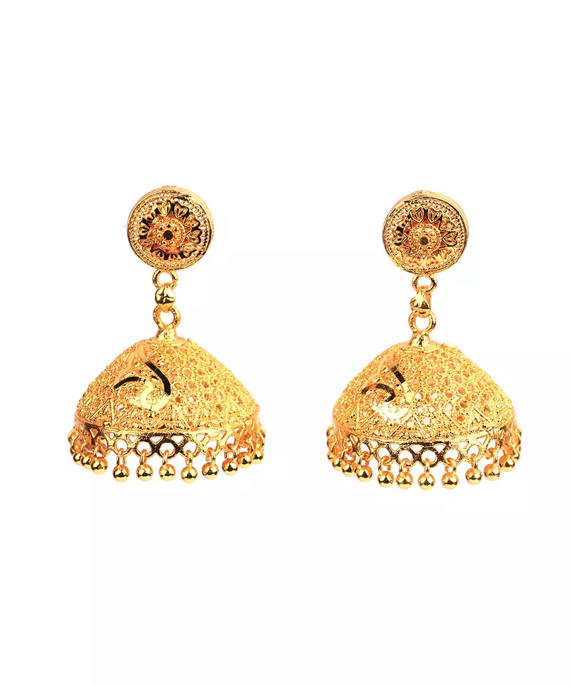 Gold earrings