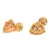 Gold earrings