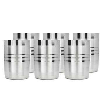 NFI essentials Stainless Steel Glass 12 Pieces 2