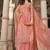 Pink digital print art silk salwar