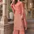 Pink digital print art silk salwar