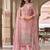 Pink digital print art silk salwar