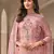 Pink digital print art silk salwar