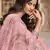 Pink digital print art silk salwar