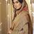 Beige embroidered satin salwar
