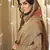 Beige embroidered satin salwar
