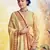 Yellow embroidered art silk salwar