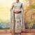 Grey embroidered art silk salwar
