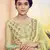Green embroidered art silk salwar