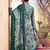 Green embroidered art silk salwar
