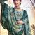 Green embroidered art silk salwar