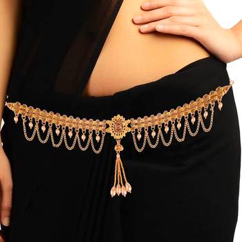 Multicolor agate waist-belt 1
