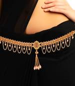 Multicolor agate waist-belt