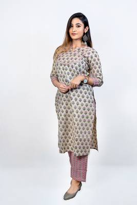 Green printed cotton kurtas-and-kurtis 1
