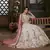 White Thread embroidered cotton semi stitched Bridal lehenga
