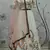 White Thread embroidered cotton semi stitched Bridal lehenga