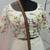 White Thread embroidered cotton semi stitched Bridal lehenga