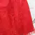 Red Thread embroidered net semi stitched Bridal lehenga