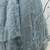 Grey Thread embroidered net semi stitched Bridal lehenga