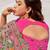 Light green embroidered net saree with blouse