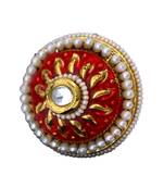 Red gold plated antique gold Copper   Ring