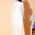 Cream embroidered net salwar