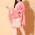 Pink embroidered georgette salwar