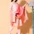 Pink embroidered georgette salwar