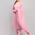 Pink embroidered georgette salwar