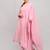 Pink embroidered georgette salwar