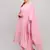 Pink embroidered georgette salwar