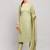 Green embroidered georgette salwar