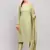 Green embroidered georgette salwar