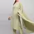 Green embroidered georgette salwar