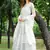 Grey embroidered net salwar