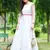 Cream embroidered net salwar