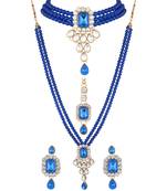 Blue agate necklaces