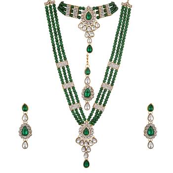 Green agate necklaces 2