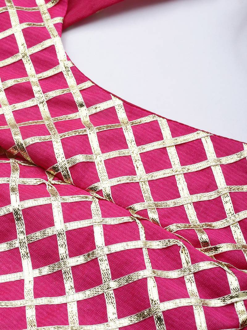 Geroo Jaipur Balck Hand Crafted Bandhani Lehenga Set