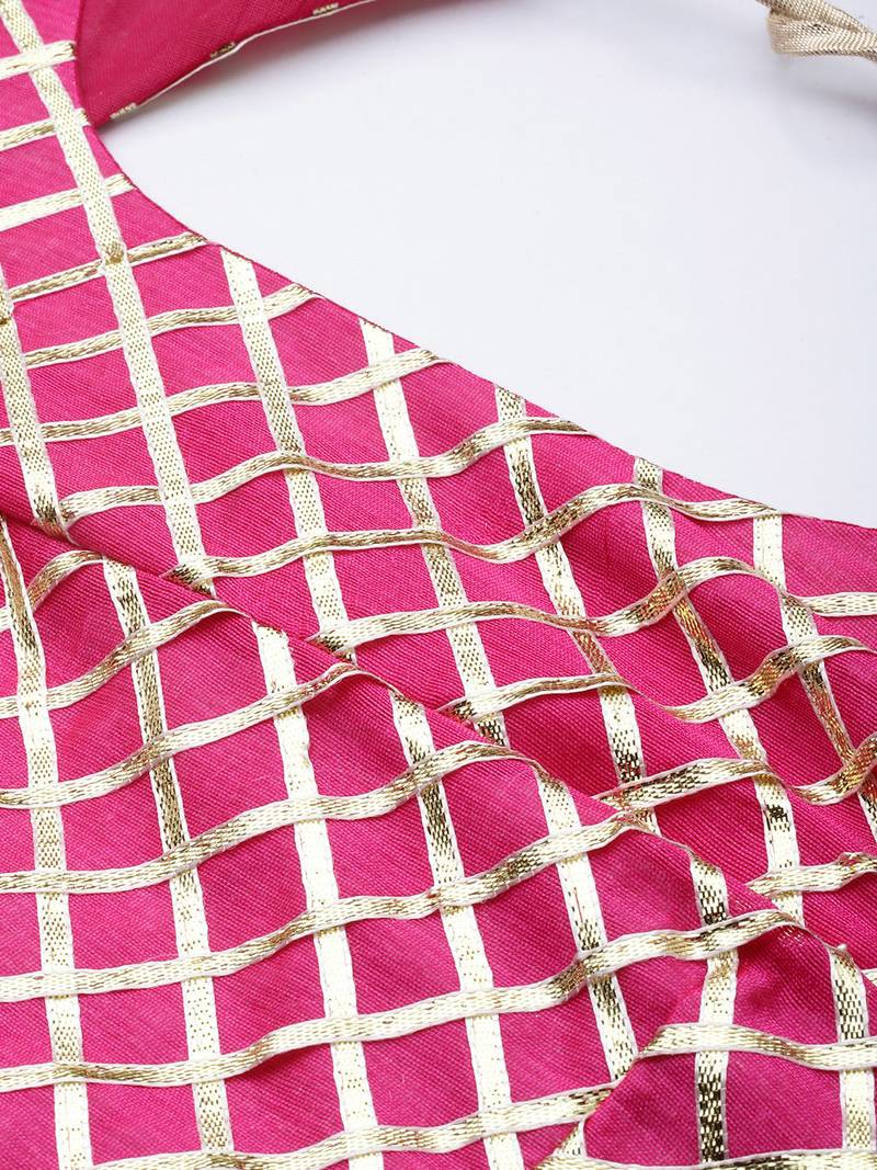 Royal Blue Hand Crafted Bandhani Lehenga Set