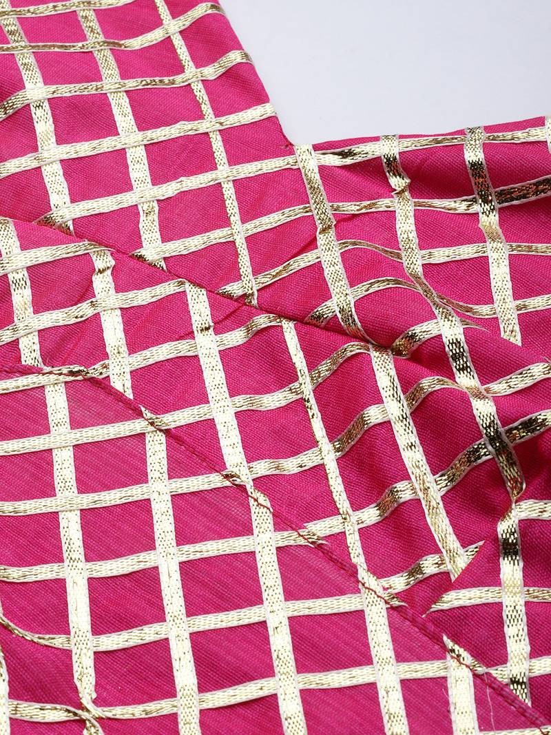 Geroo Jaipur Yellow Hand Crafted Bandhani Lehenga Set