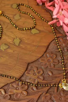 Twinkling Gold cubic zirconia Designer mangalsutra