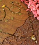 Twinkling Gold cubic zirconia Designer mangalsutra