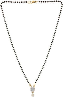 Twinkling Gold cubic zirconia Designer mangalsutra 2