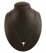 Twinkling Gold cubic zirconia Designer mangalsutra