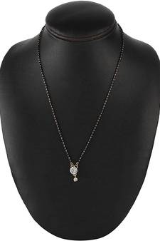 Twinkling Gold cubic zirconia Designer mangalsutra