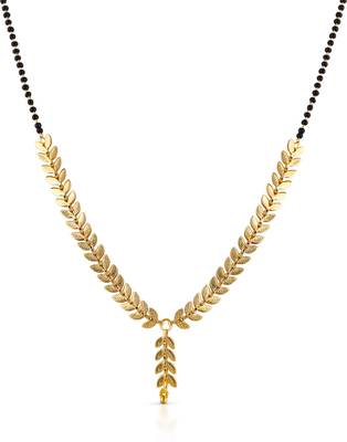 Twinkling Gold cubic zirconia Designer mangalsutra 1