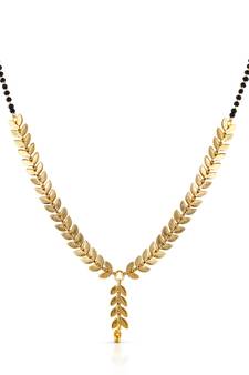 Twinkling Gold cubic zirconia Designer mangalsutra